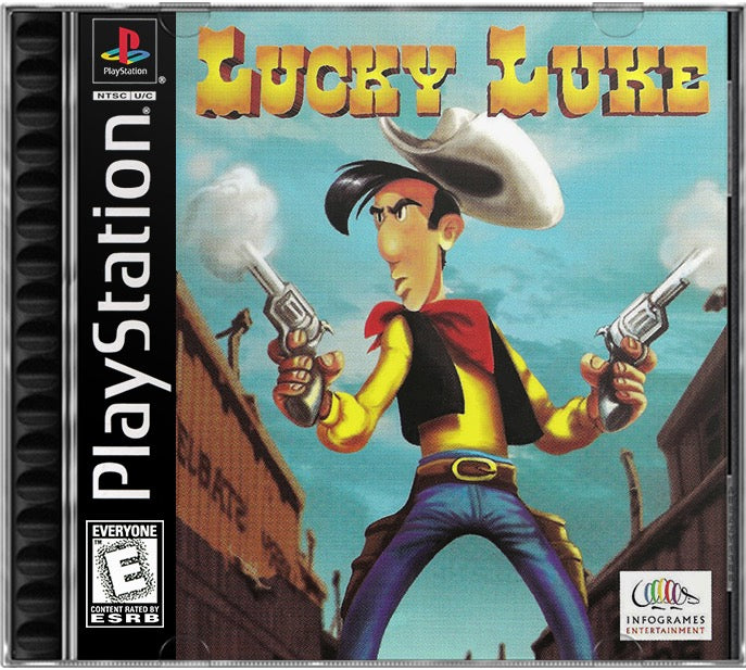Lucky Luke PS1 Sony Playstation 1 Used Video Game