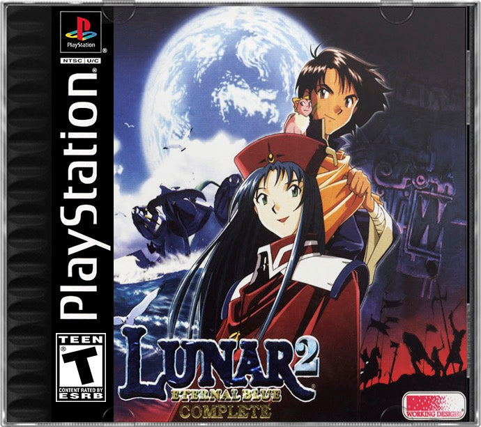 Lunar 2 - Eternal Blue Complete PS1 Sony Playstation 1 Used Video Game