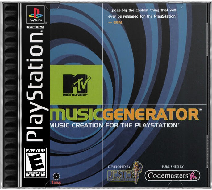 MTV Music Generator PS1 Sony Playstation 1 Used Video Game