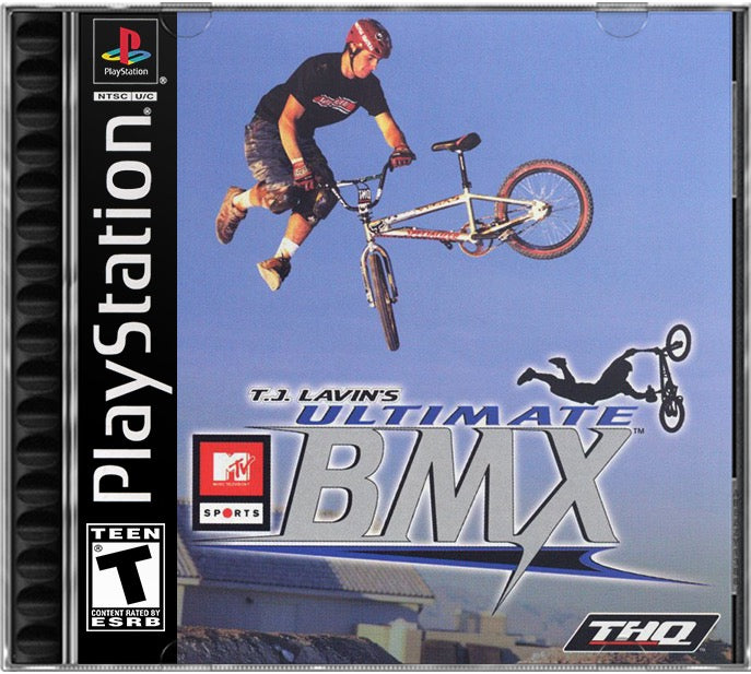 MTV Sports - T.J. Lavin's Ultimate BMX PS1 Sony Playstation 1 Used Video Game