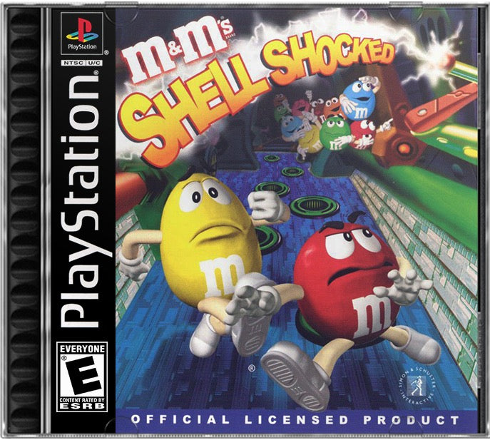 M&M's - Shell Shocked PS1 Sony Playstation 1 Used Video Game