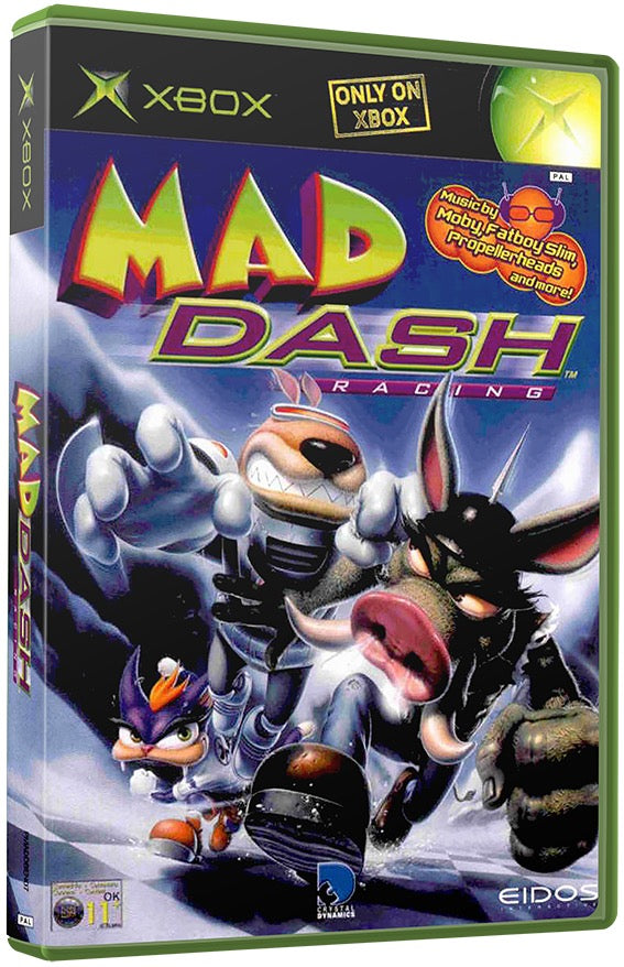 Mad Dash Racing Used Microsoft XBOX Original Video Game