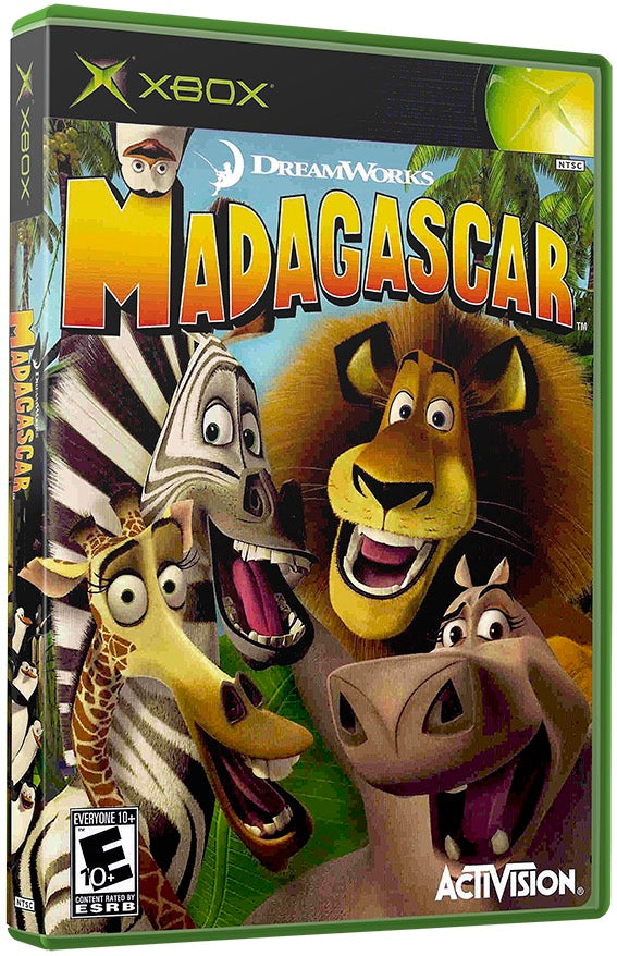 Madagascar Used Microsoft XBOX Original Video Game