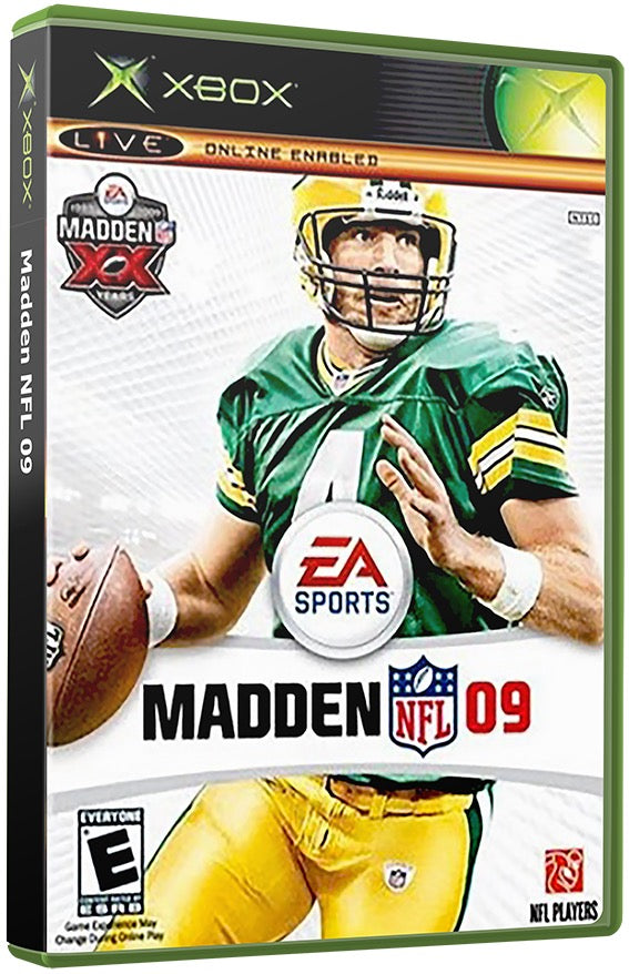 Madden NFL 09 Used Microsoft XBOX Original Video Game