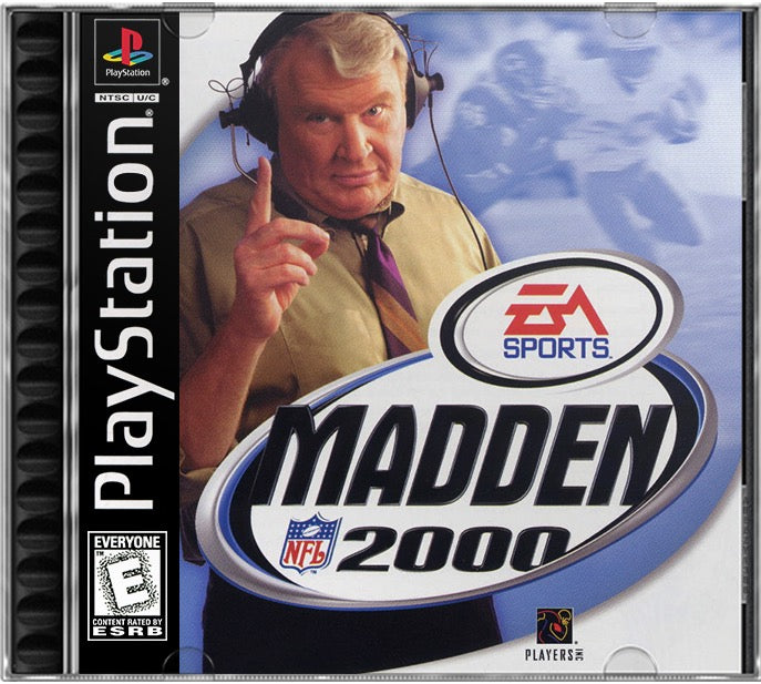 Madden NFL 2000 PS1 Sony Playstation 1 Used Video Game