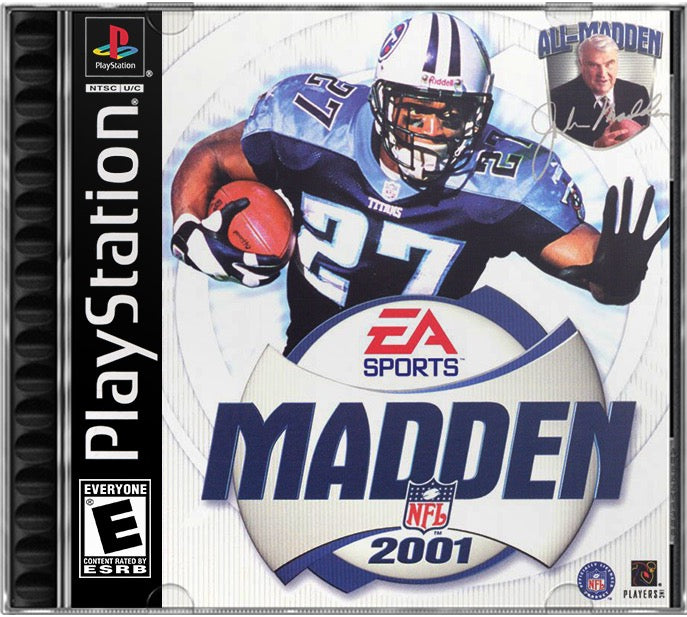 Madden NFL 2001 PS1 Sony Playstation 1 Used Video Game