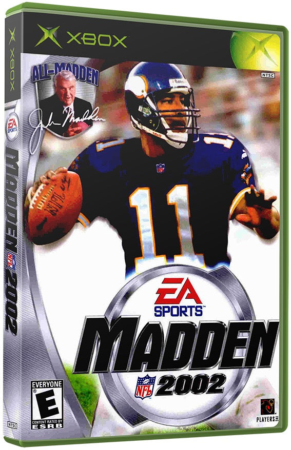 Madden NFL 2002 Used Microsoft XBOX Original Video Game