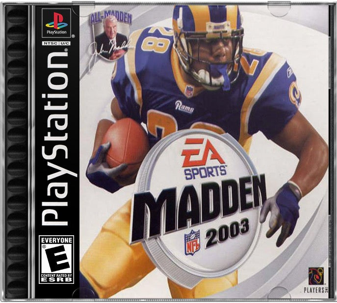 Madden NFL 2003 PS1 Sony Playstation 1 Used Video Game