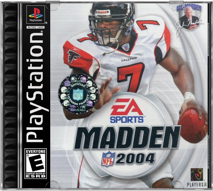 Madden NFL 2004 PS1 Sony Playstation 1 Used Video Game