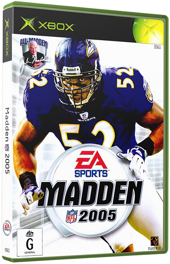 Madden NFL 2005 Used Microsoft XBOX Original Video Game