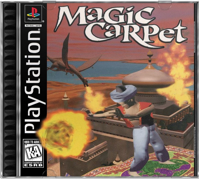 Magic Carpet PS1 Sony Playstation 1 Used Video Game