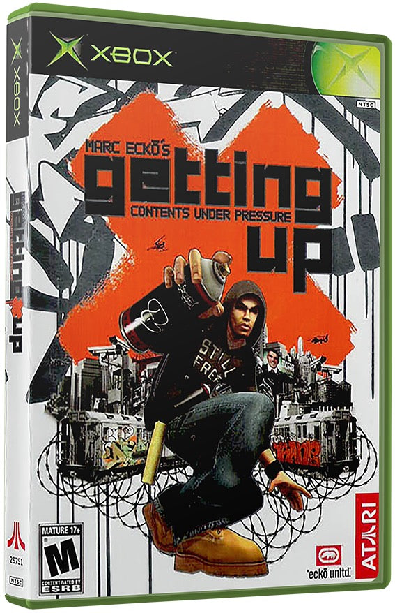 Marc Ecko's Getting Up - Contents Under Pressure Used Microsoft XBOX Original Video Game
