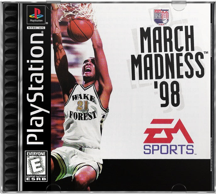 March Madness '98 PS1 Sony Playstation 1 Used Video Game