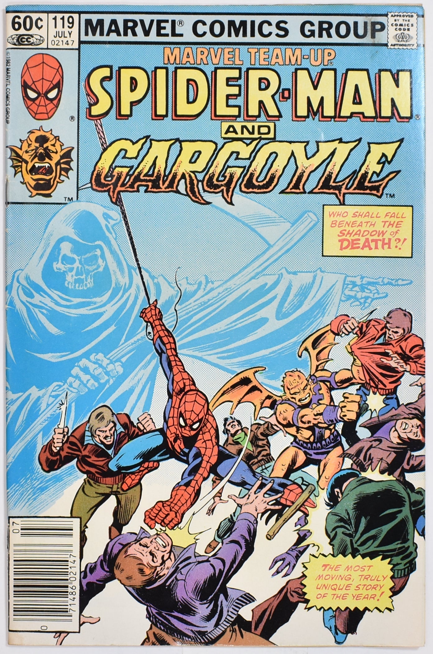 Marvel Team up Spider man and the watcher Marvel comic book 127