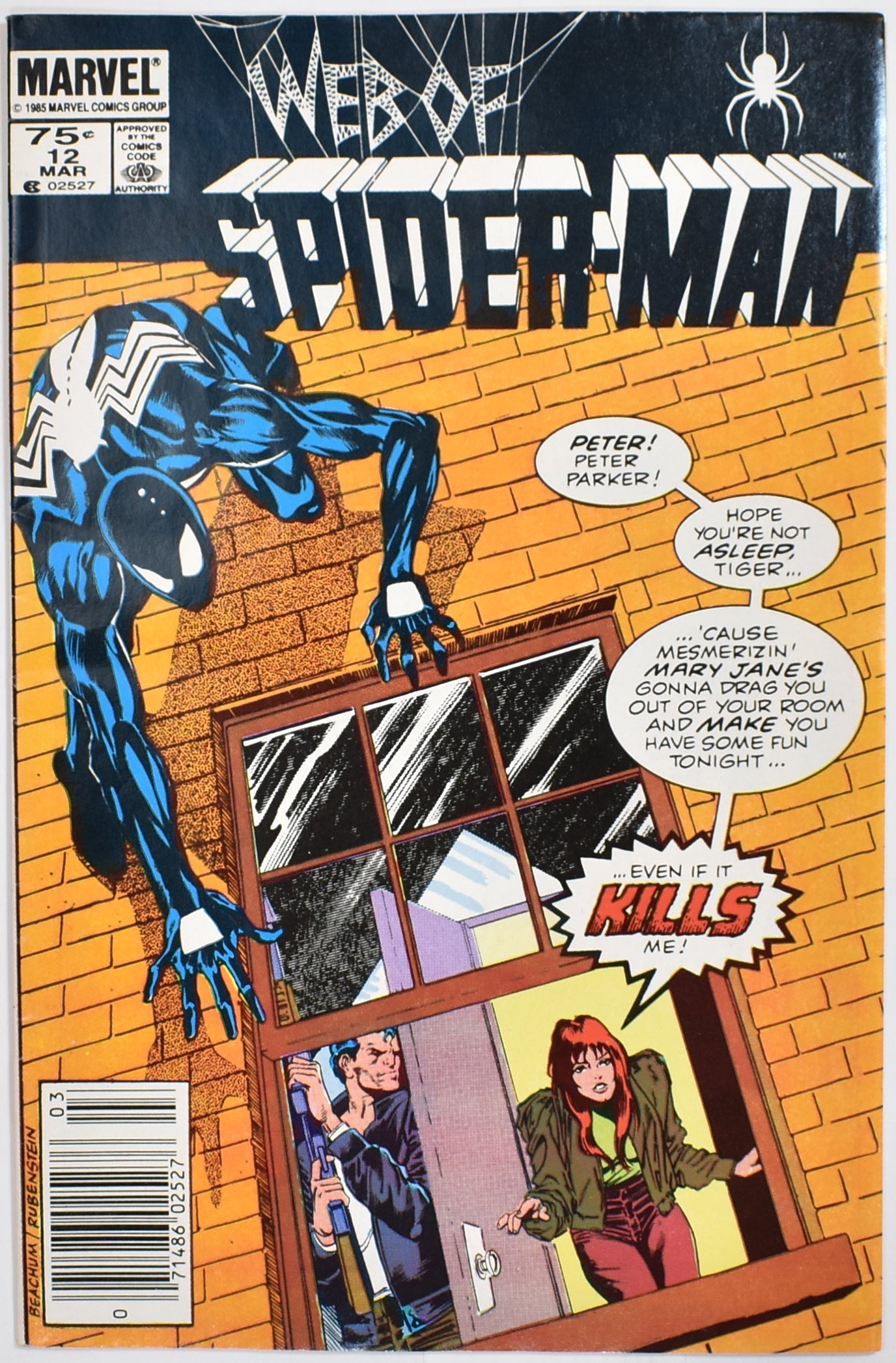 Web of Spider Man 12 Marvel Comics 1986 Comic Book