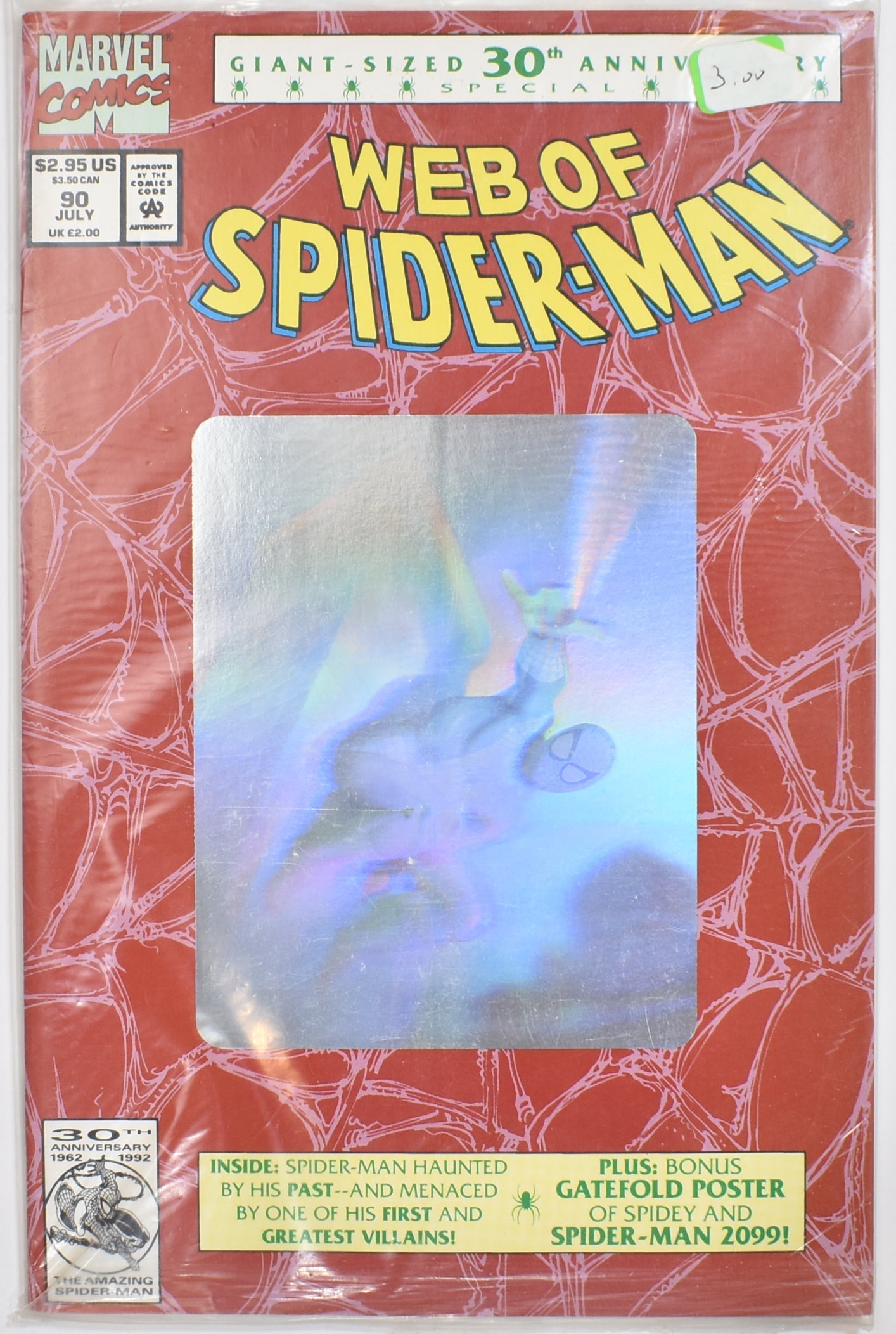 Web of spider man 90 Giant Sized Comic Book