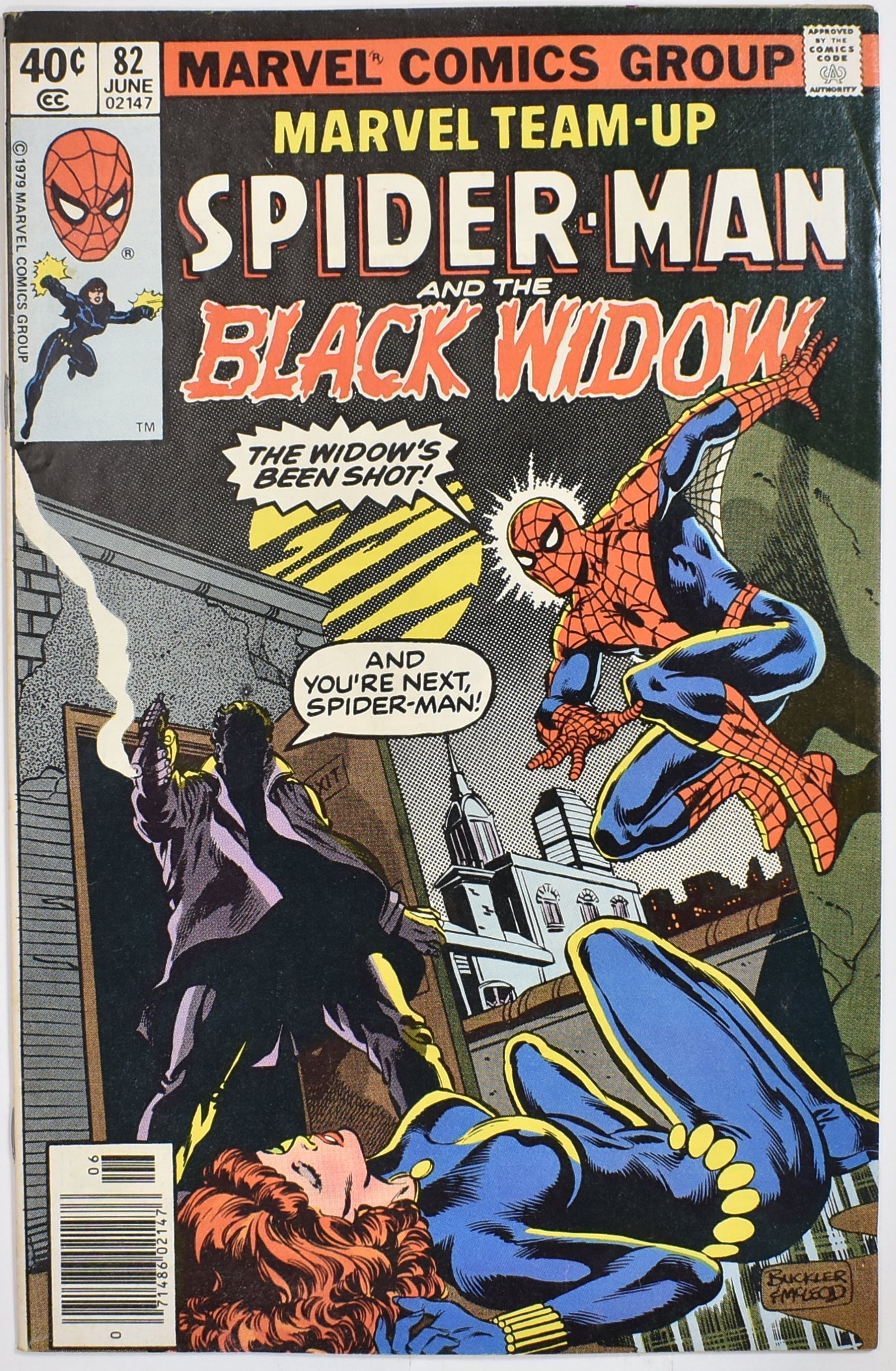 Spider Man and the Black Widow 82 June Marvel Team Up