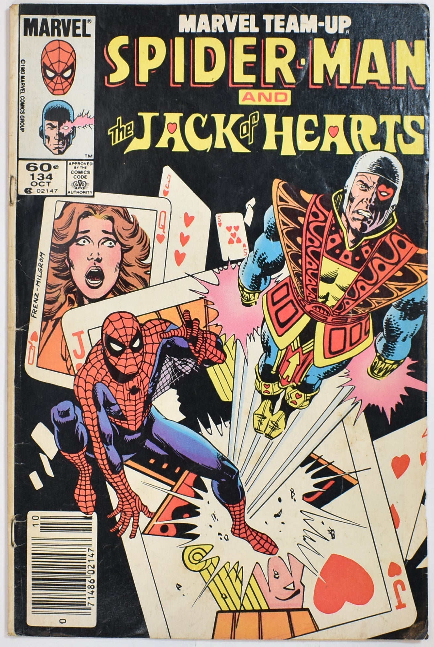 Marvel Team Up Spider Man and Jack of hearts 134 Comic Book
