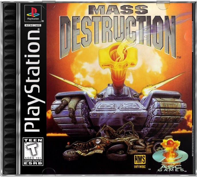 Mass Destruction PS1 Sony Playstation 1 Used Video Game