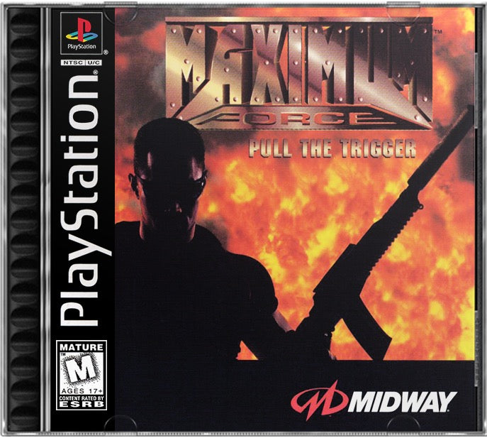 Maximum Force PS1 Sony Playstation 1 Used Video Game