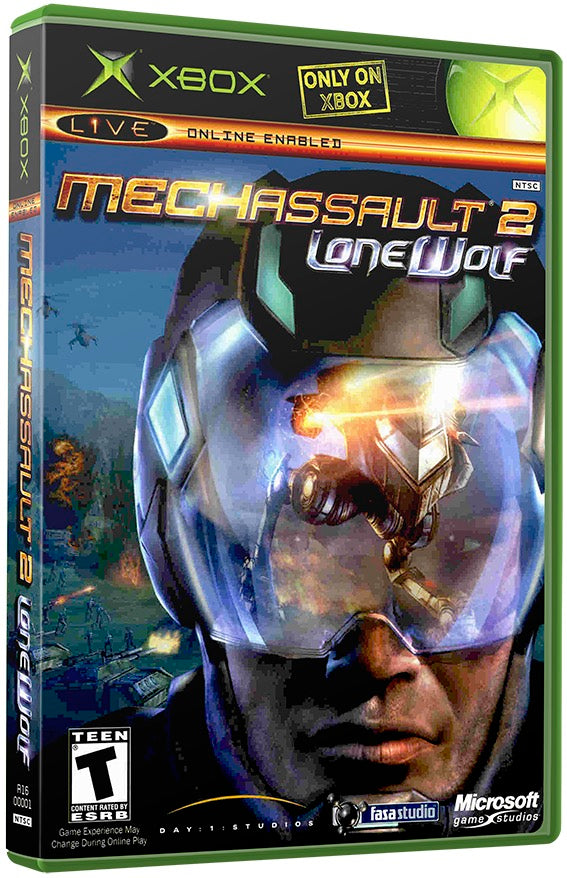 MechAssault 2 - Lone Wolf Used Microsoft XBOX Original Video Game
