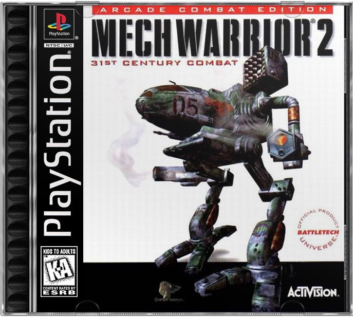 MechWarrior 2 - 31st Century Combat - Arcade Combat Edition PS1 Sony Playstation 1 Used Video Game