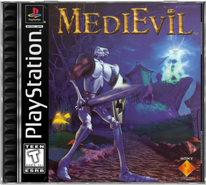 MediEvil PS1 Sony Playstation 1 Used Video Game