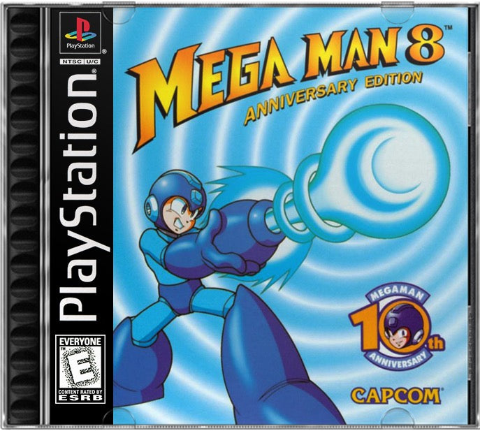 Mega Man 8 PS1 Sony Playstation 1 Used Video Game