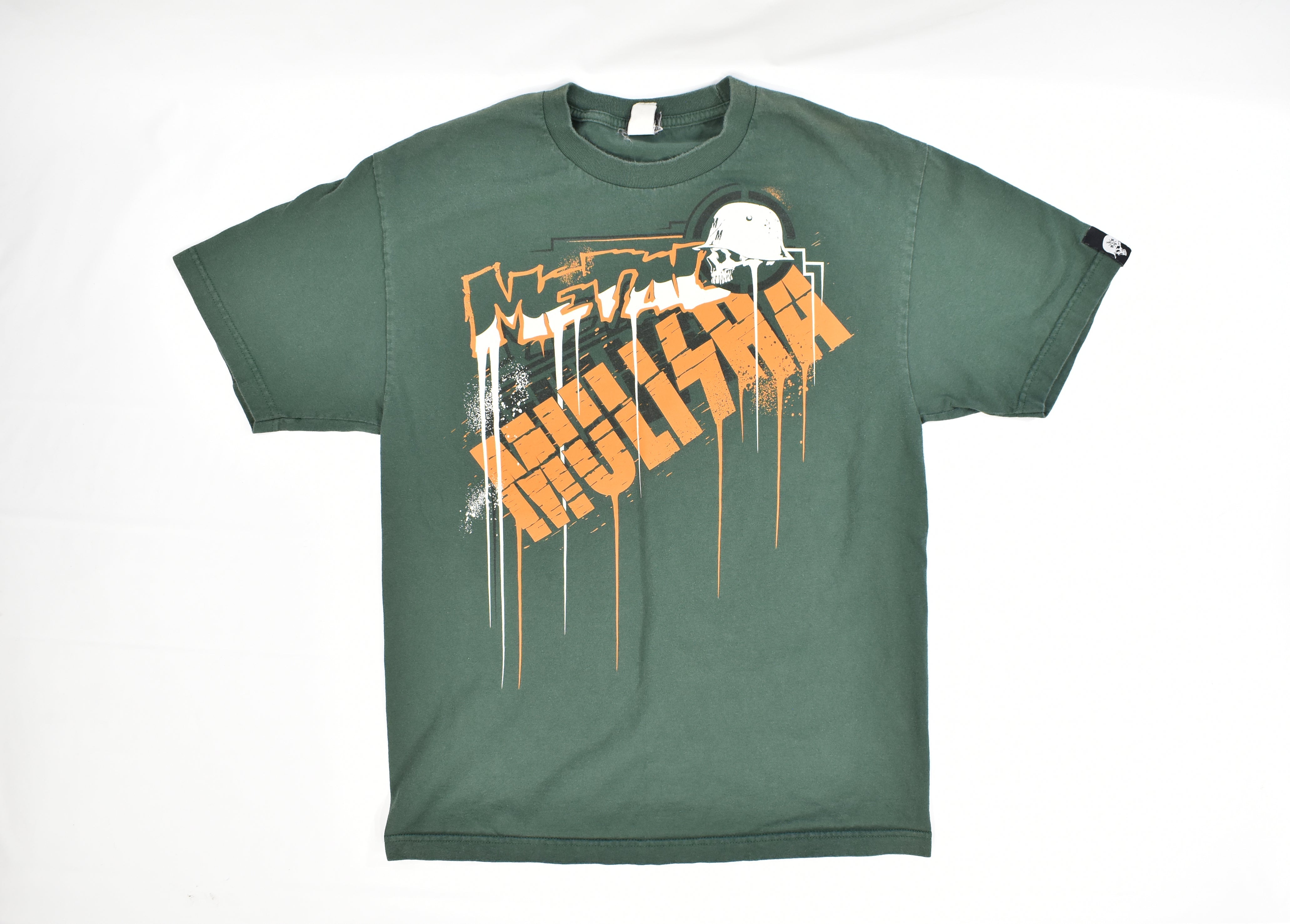 Metal Mulisha Green Vintage Mens T Shirt Large Used
