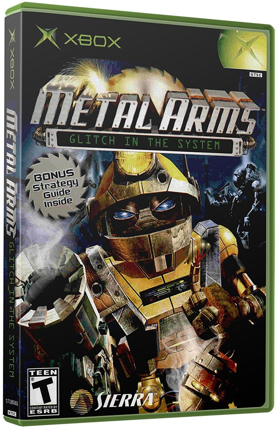 Metal Arms - Glitch in the System Used Microsoft XBOX Original Video Game