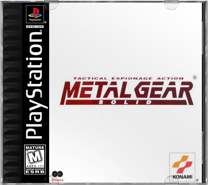 Metal Gear Solid PS1 Sony Playstation 1 Used Video Game
