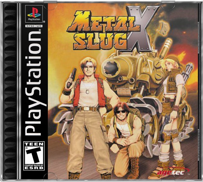 Metal Slug X PS1 Sony Playstation 1 Used Video Game