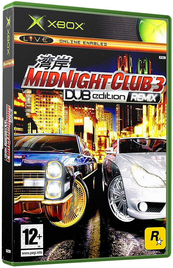Midnight Club 3 - DUB Edition Remix Used Microsoft XBOX Original Video Game