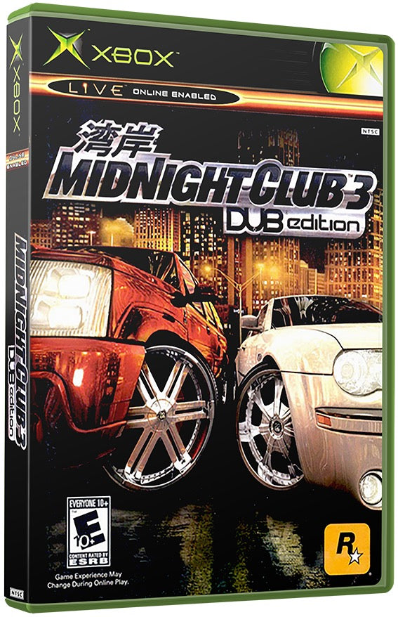 Midnight Club 3 - DUB Edition Used Microsoft XBOX Original Video Game