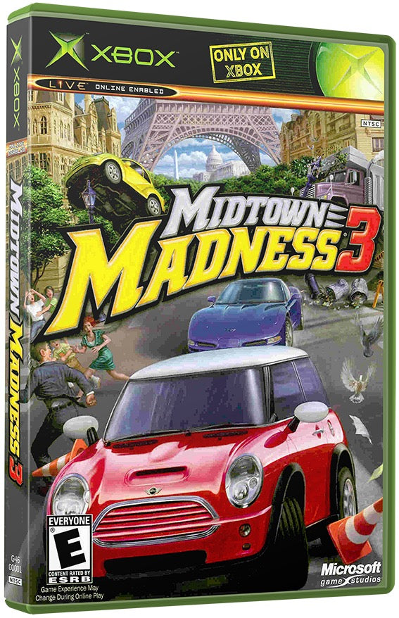 Midtown Madness 3 Used Microsoft XBOX Original Video Game