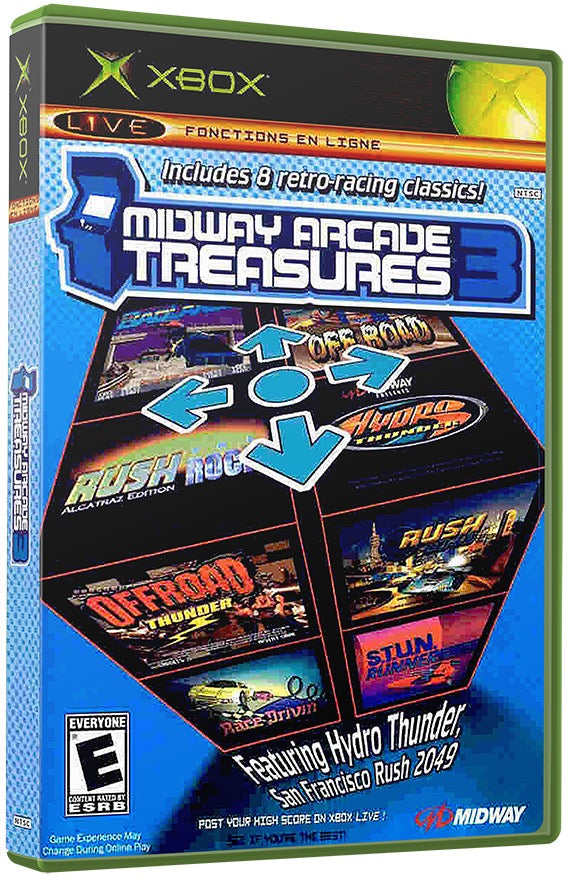 Midway Arcade Treasures 3 Used Microsoft XBOX Original Video Game