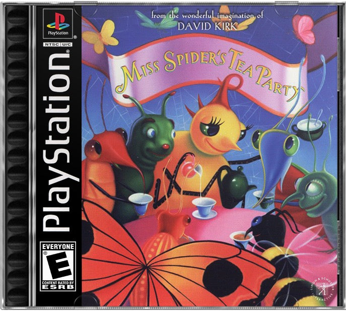 Miss Spider's Tea Party PS1 Sony Playstation 1 Used Video Game