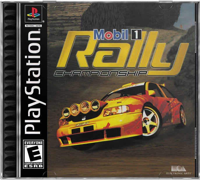 Mobil 1 Rally Championship PS1 Sony Playstation 1 Used Video Game