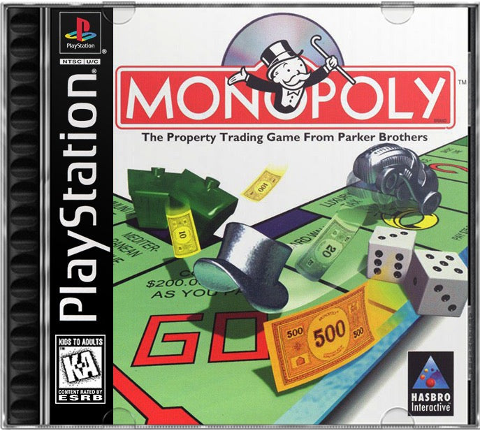 Monopoly PS1 Sony Playstation 1 Used Video Game
