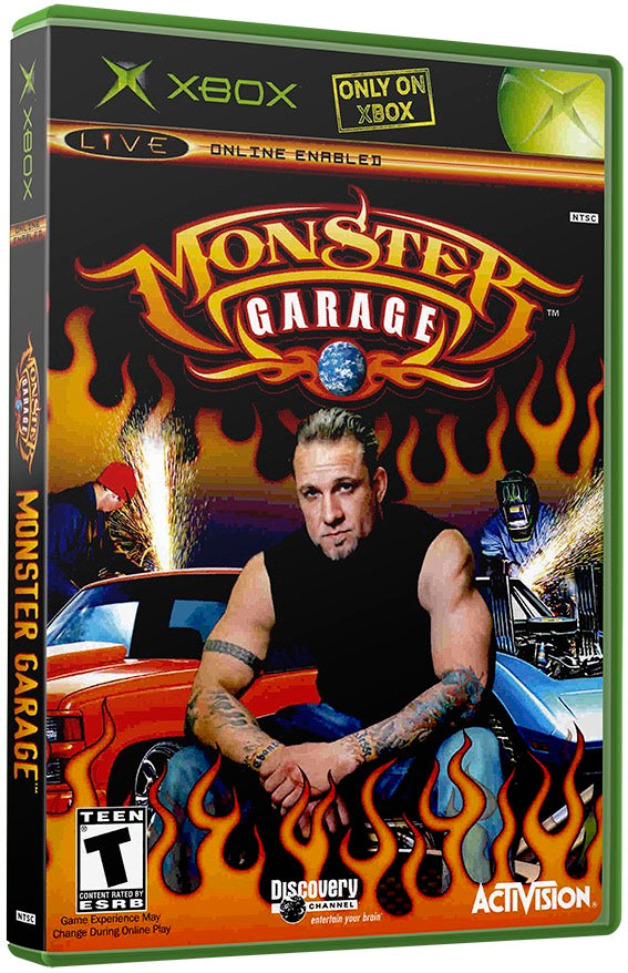 Monster Garage Used Microsoft XBOX Original Video Game