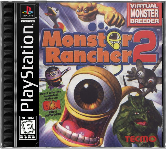 Monster Rancher 2 PS1 Sony Playstation 1 Used Video Game