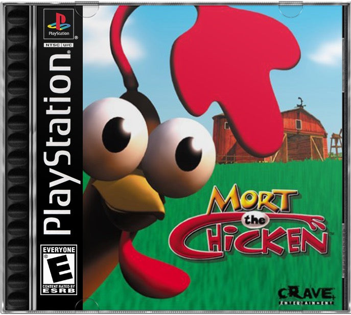 Mort the Chicken PS1 Sony Playstation 1 Used Video Game