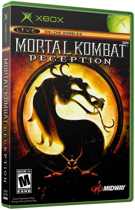 Mortal Kombat - Deception Used Microsoft XBOX Original Video Game