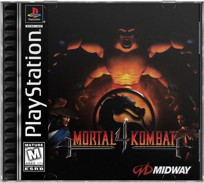 Mortal Kombat 4 PS1 Sony Playstation 1 Used Video Game