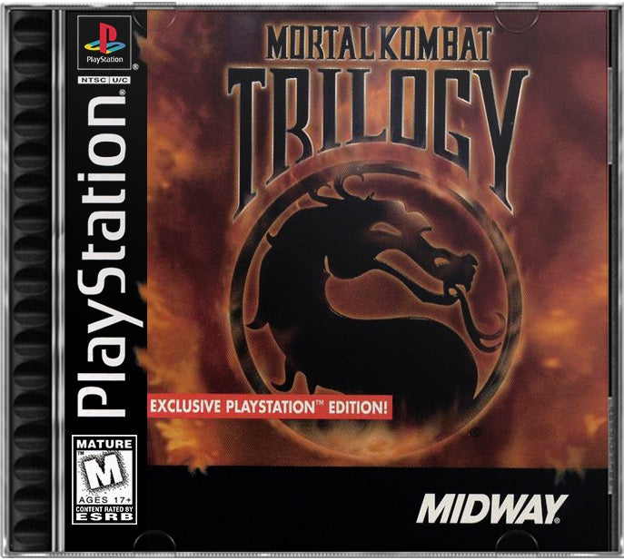 Mortal Kombat Trilogy PS1 Sony Playstation 1 Used Video Game
