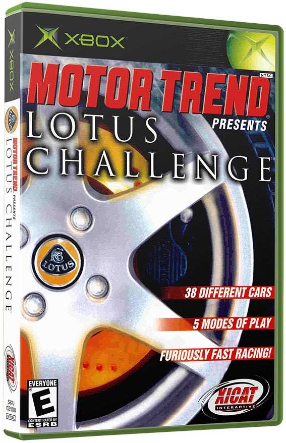 Motor Trend presents Lotus Challenge Used Microsoft XBOX Original Video Game