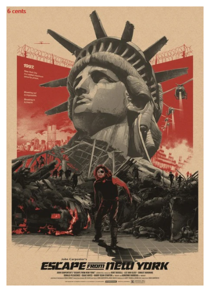 Movie Poster Print 42 x 30 CM 6