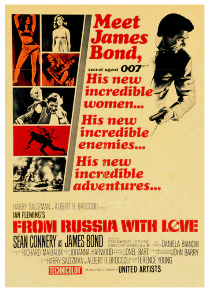 Movie film poster print 16 x 14in -147