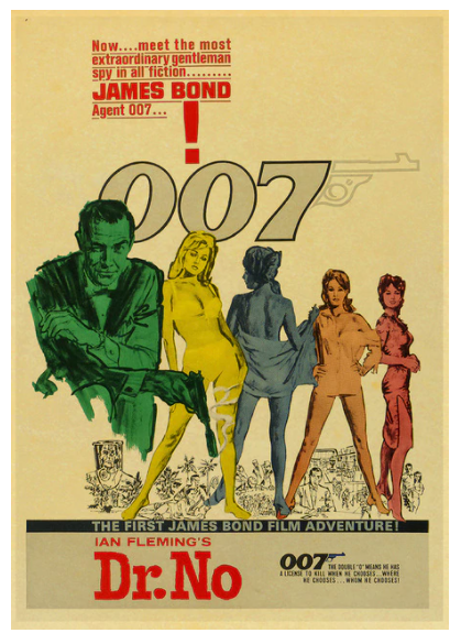 Movie film poster print 16 x 14in -162