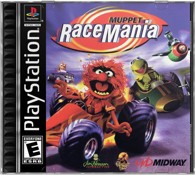 Muppet RaceMania PS1 Sony Playstation 1 Used Video Game